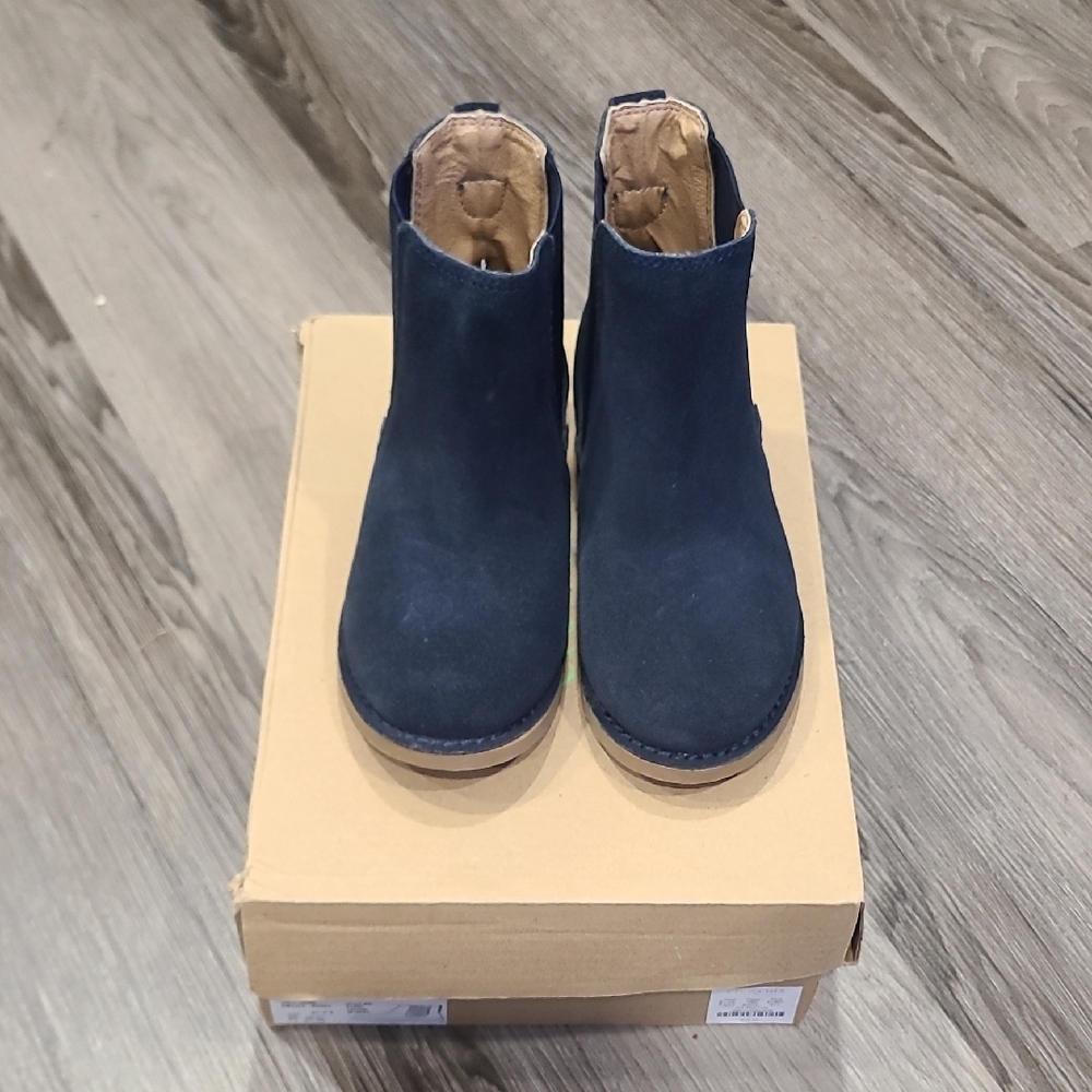 Kids Navy Blue Boots CrewCuts